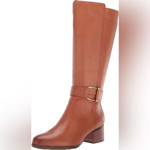 Naturalizer Dempsey Riding Boot in Light Maple